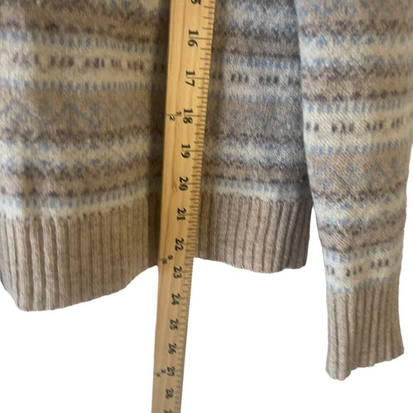 Eddie Bauer Collectibles Women's Size XL 100% Lambs Wool Full Zip Sweater - Picture 9 of 9